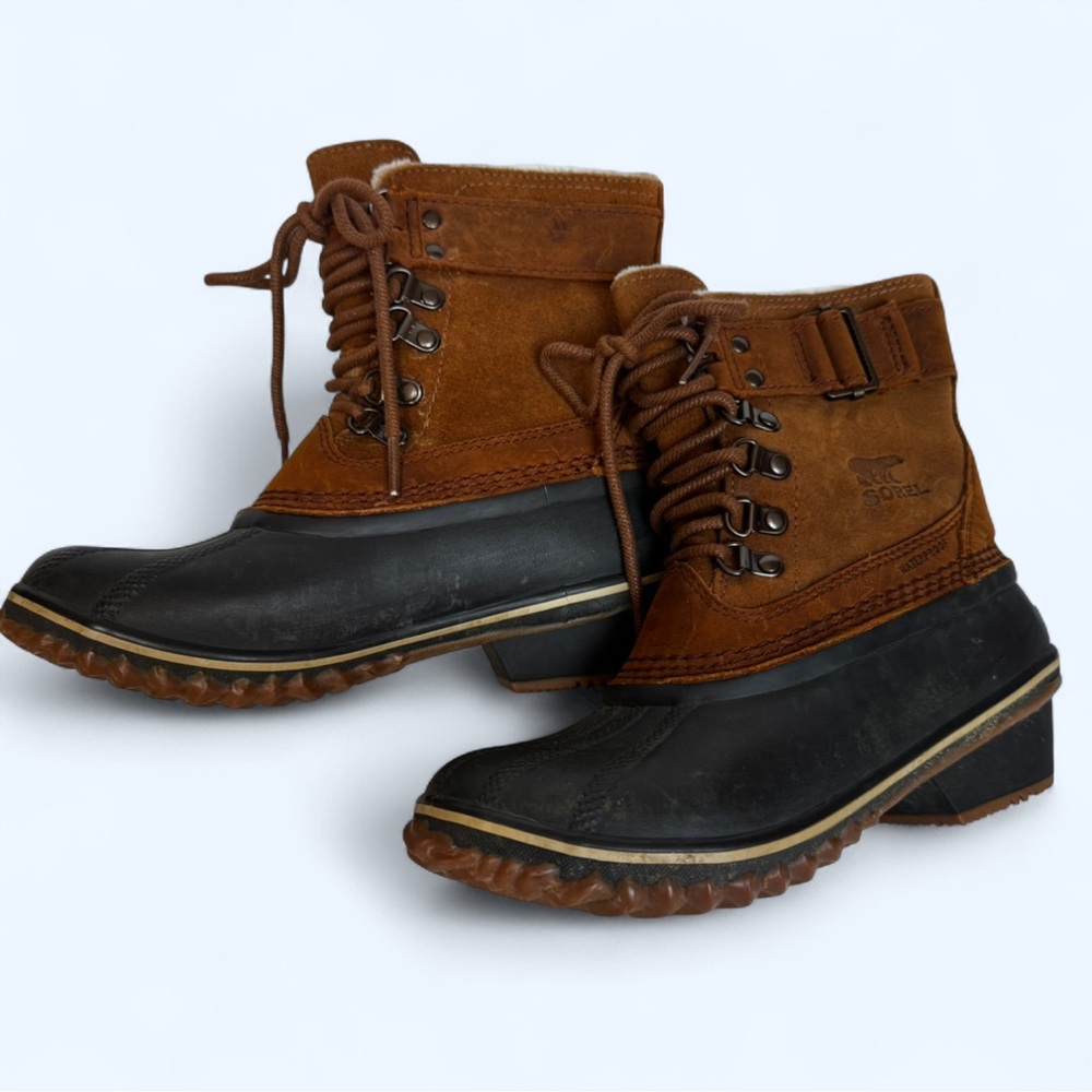 Sorel Women's Brown and Black Winter Boots